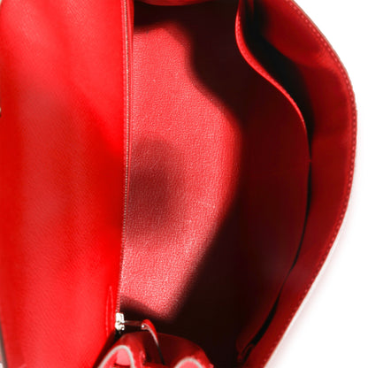 Hermes Rouge Casaque Epsom Kelly 32 Sellier