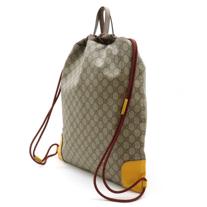 Gucci GG Supreme Cat Head Drawstring Backpack