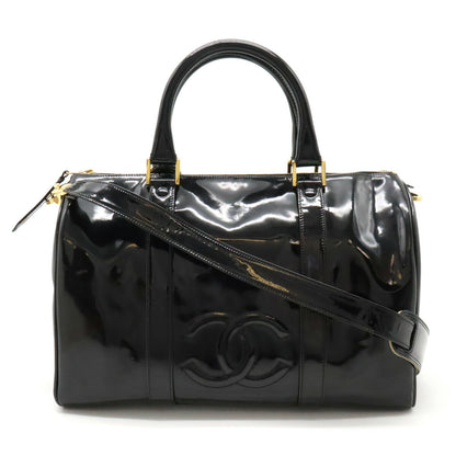 Chanel Patent Leather Coco Mark 2way Handbag