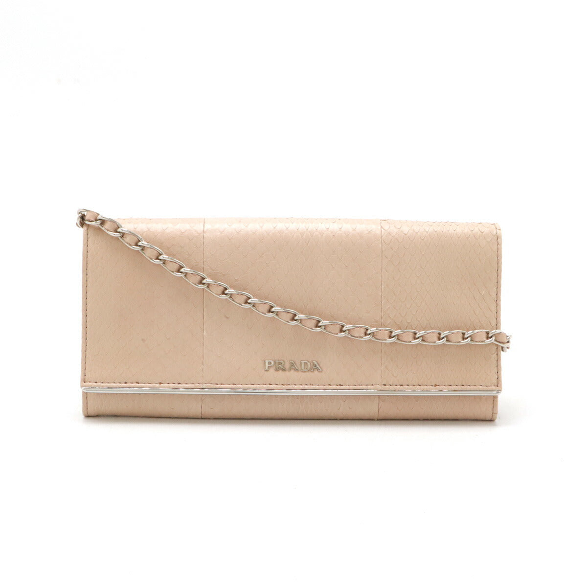 Prada Ayers Metal Chain Wallet 2way Bag 1MT290