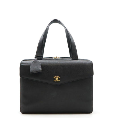 Chanel Caviar Skin Coco Mark Briefcase