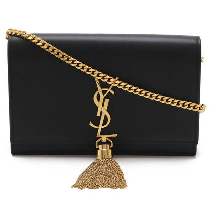 Saint Laurent Paris Leather Kate Tassel 2way Chain Wallet 452159