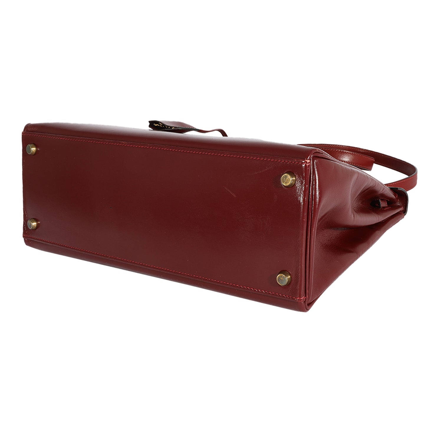 Hermes Kelly 32 Vintage Bordeaux Box