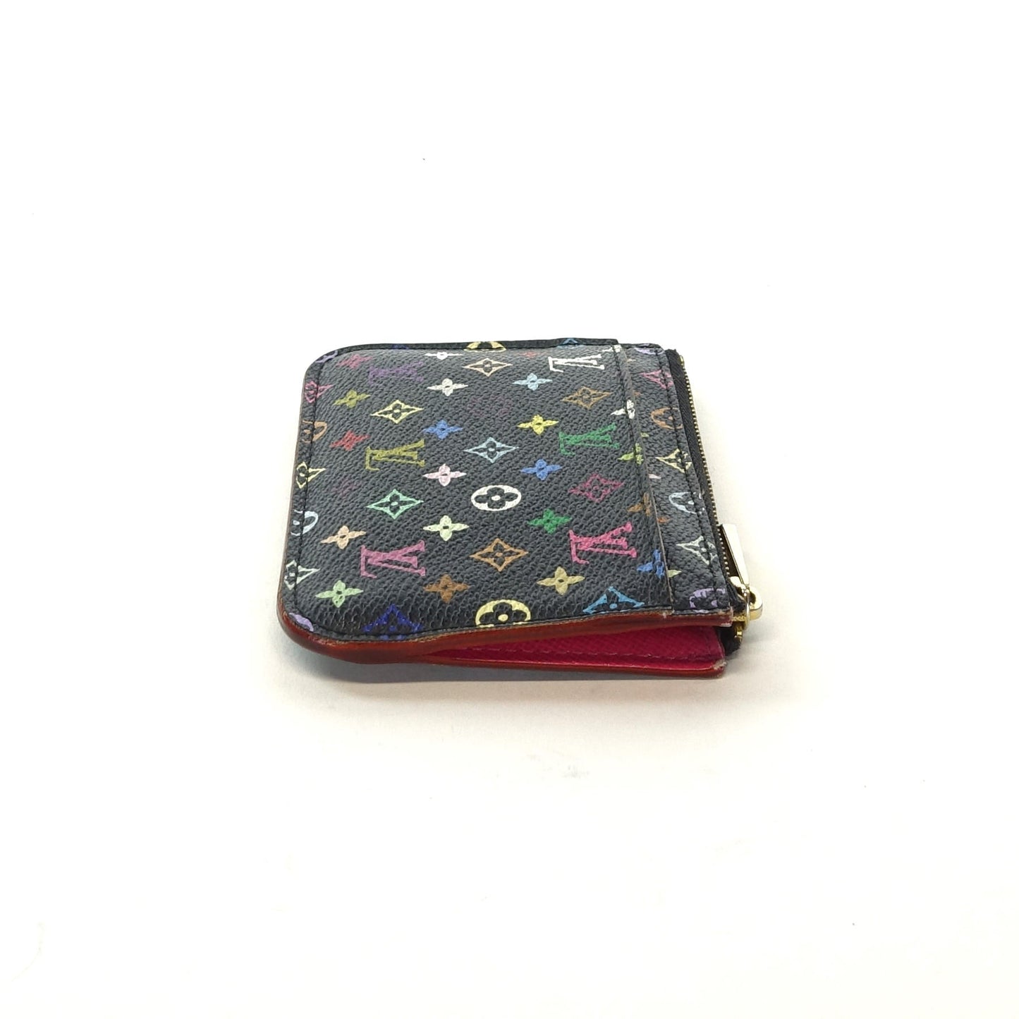 Louis Vuitto Multicolour Coin Purse with Key Ring