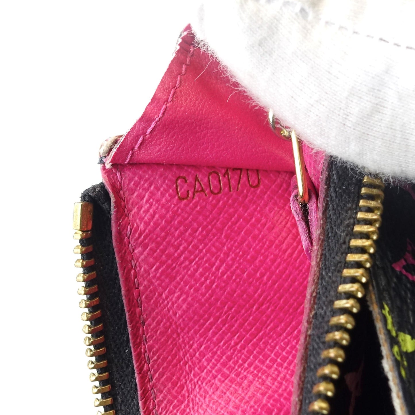 Louis Vuitto Multicolour Coin Purse with Key Ring