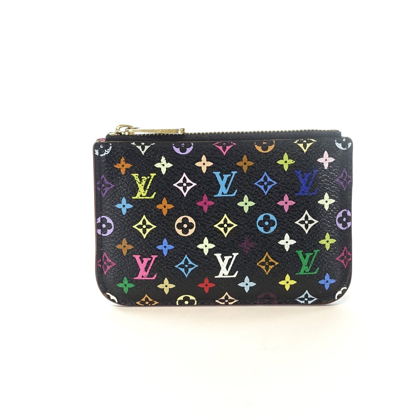 Louis Vuitto Multicolour Coin Purse with Key Ring