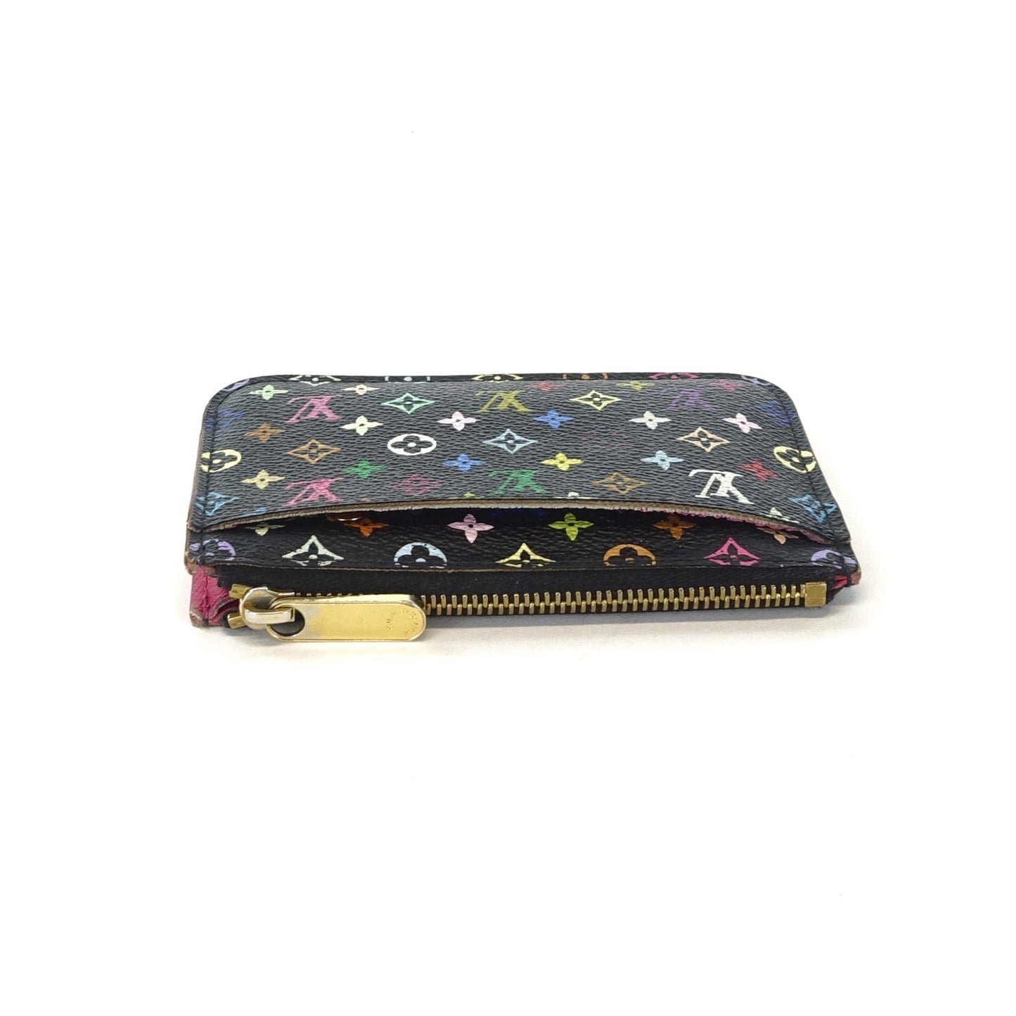 Louis Vuitto Multicolour Coin Purse with Key Ring