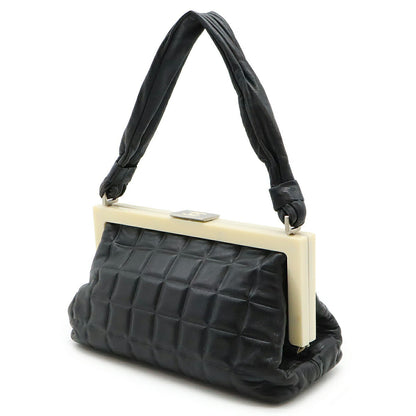 Chanel Leather Choco Bar Handbag Mini Bag