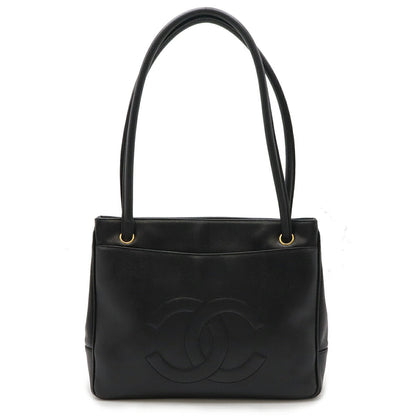 Chanel Caviar Skin Coco Mark 2way Tote Bag