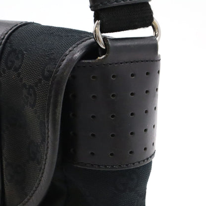 Gucci GG Canvas Punching Shoulder Bag 145858