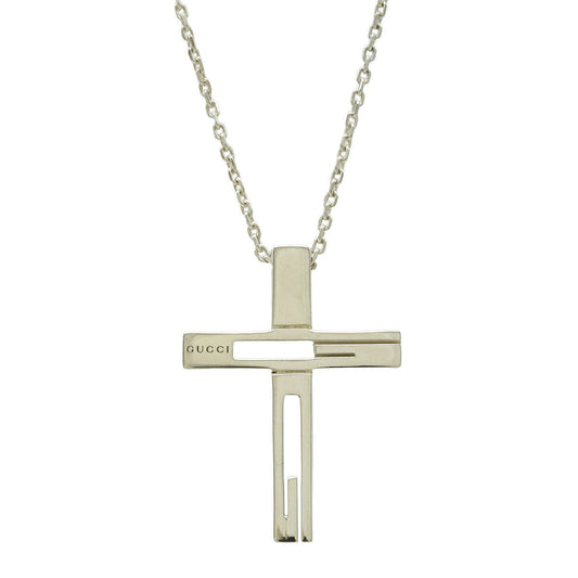 Gucci G Motif Cross Necklace Ag925 Pendant