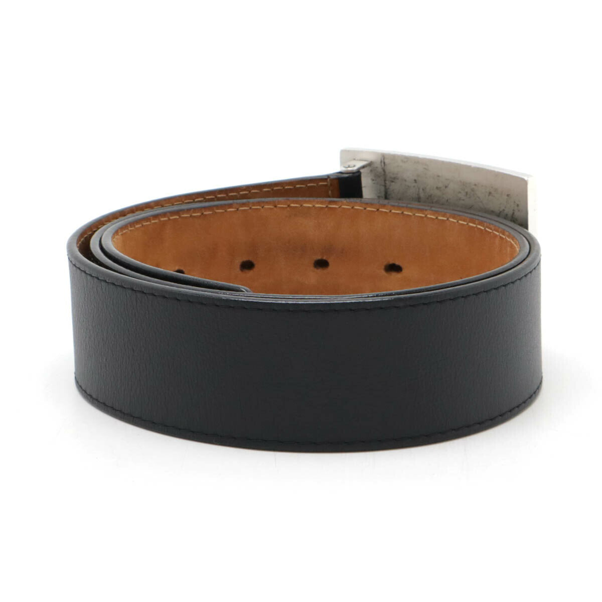Louis Vuitton Leather Sangle Jeans Belt M6812U