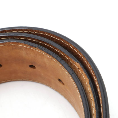 Louis Vuitton Leather Sangle Jeans Belt M6812U