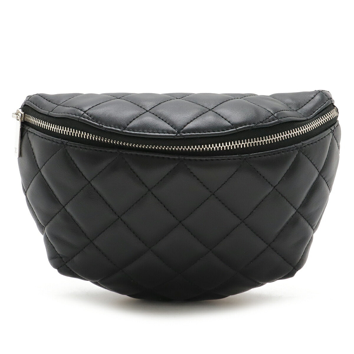 Chanel Lambskin Matelasse Belt Bag Black