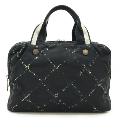 Chanel Nylon Travel Line 2way Bag Black/Red