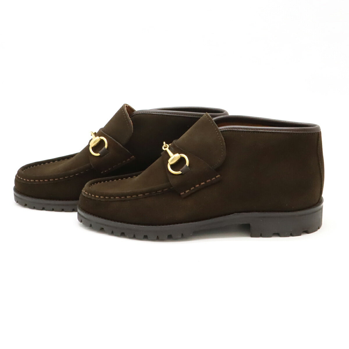 Gucci Horsebit Suede Boots