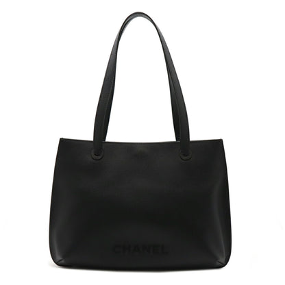 Chanel Logo Caviar Skin 2way Tote Bag