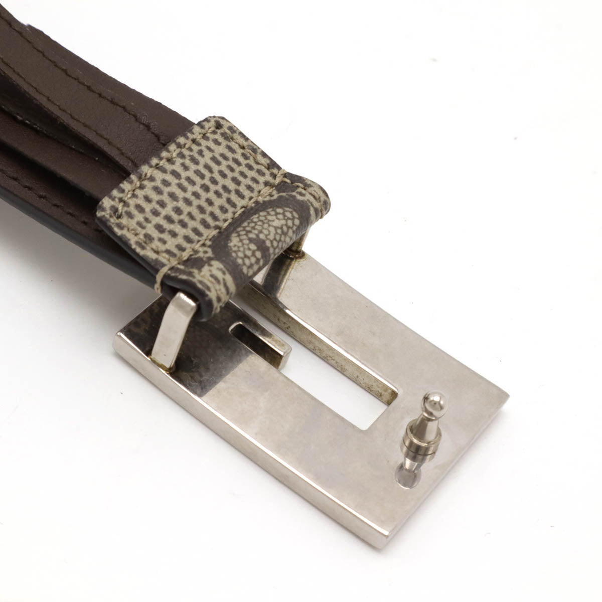 Gucci GG Supreme PVC Leather Belt