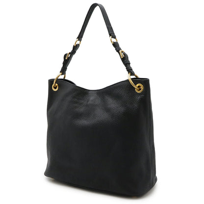 Prada VIT.DAINO Shoulder Bag Leather Black BR4892