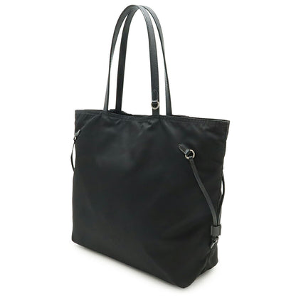 Prada Ribbon Motif Nylon Saffiano Leather 2way Bag