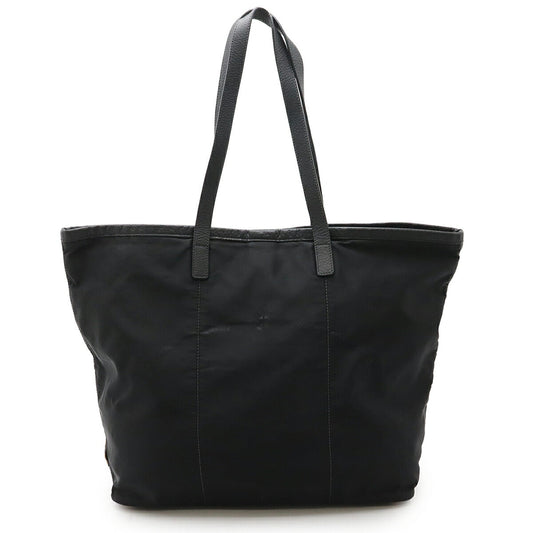 Prada Logo Jacquard Nylon Leather 2way Bag