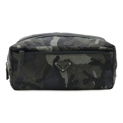Prada 2N0029 Nylon Leather Pouch
