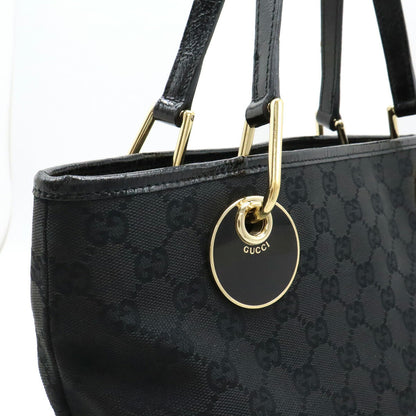 Gucci GG Canvas Patent Leather 2way Bag