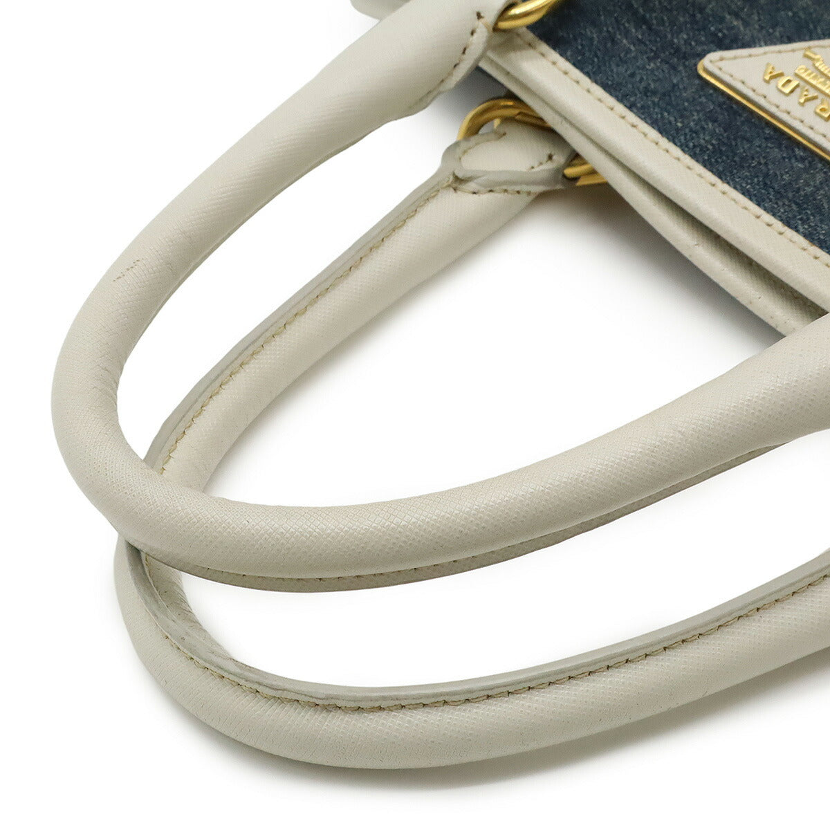 Prada Triangle Logo 2way Handbag