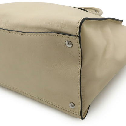 Prada Triangle Logo Leather 2way Bag