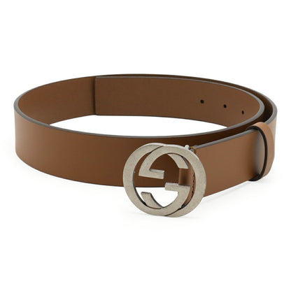 Gucci Interlocking G Leather Belt