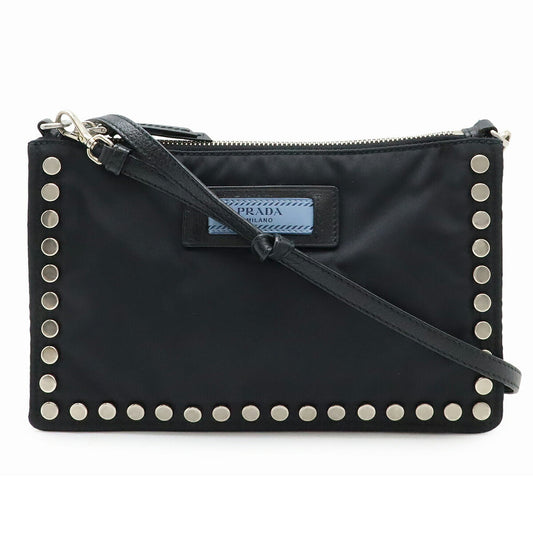 Prada 1NE006 Nylon Leather 2way Shoulder Bag