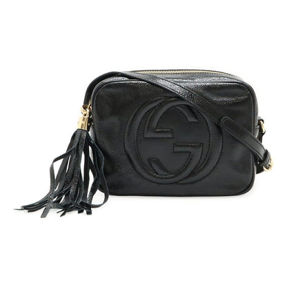 Gucci Soho Small Disco Enamel Leather Shoulder Bag
