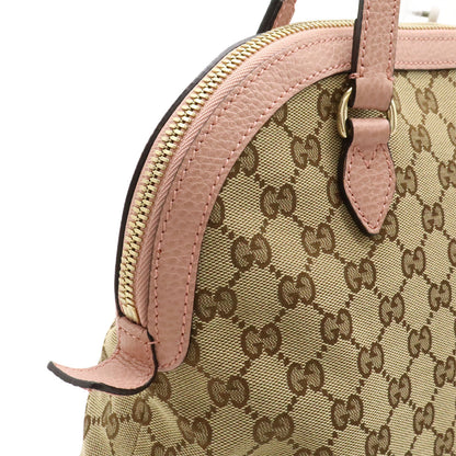 Gucci GG Canvas Leather 2way Tote Bag