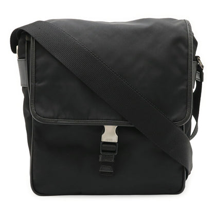 Prada Nylon Leather Messenger Bag