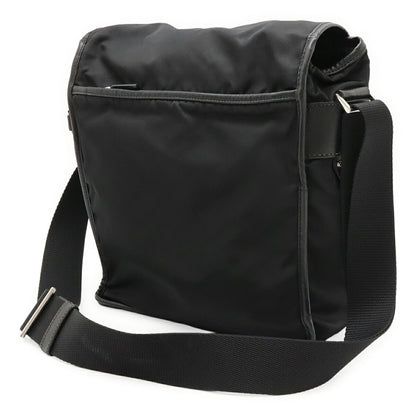 Prada Nylon Leather Messenger Bag