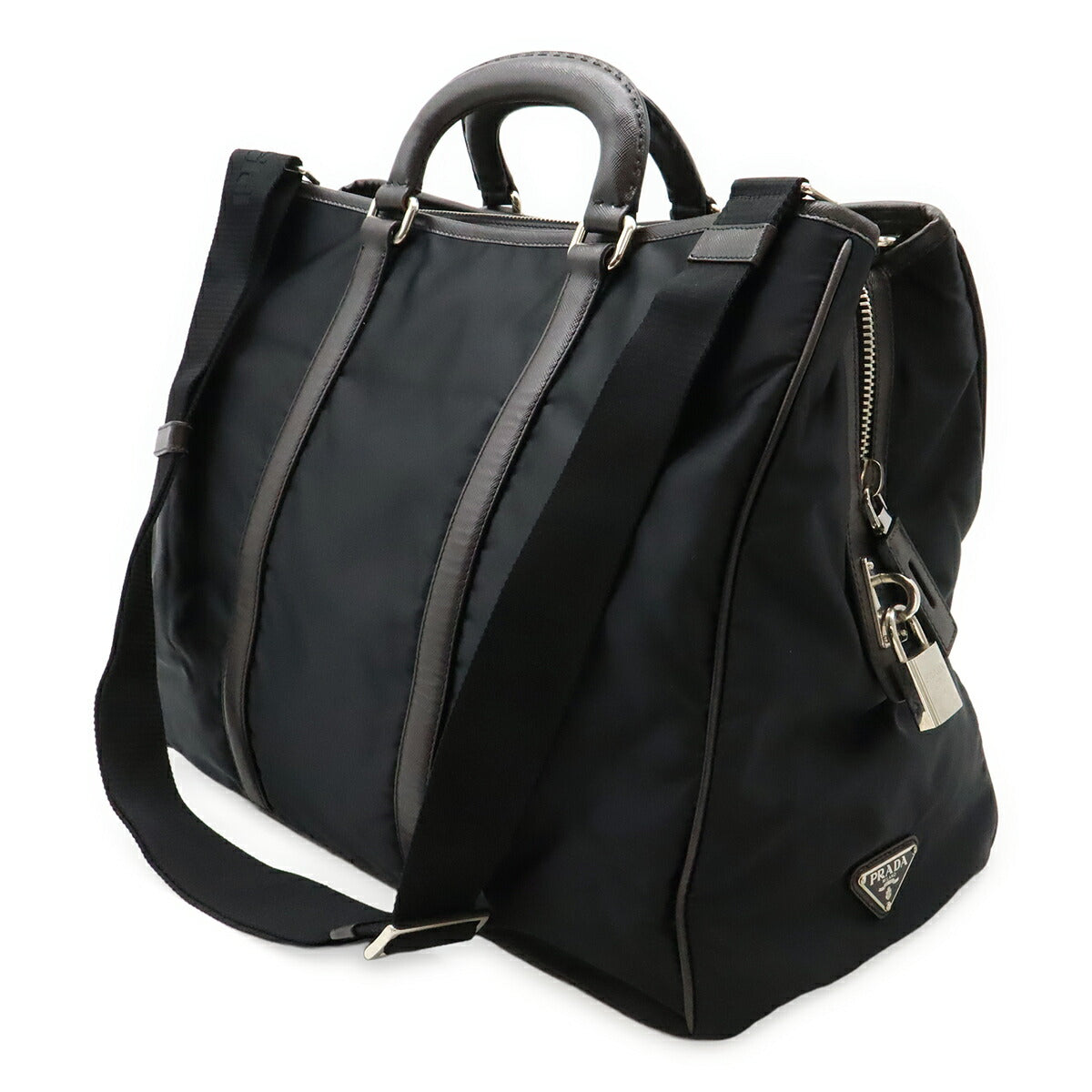 Prada VA0862 Nylon 2way Boston Bag