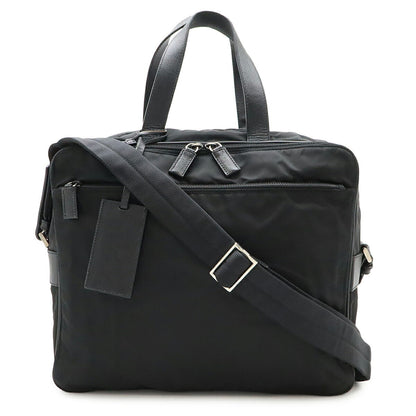 Prada Nylon Leather 2way Briefcase