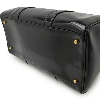 Chanel Patent Leather 2way Boston Bag