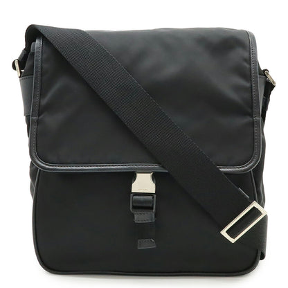 Prada Nylon Leather Messenger Bag