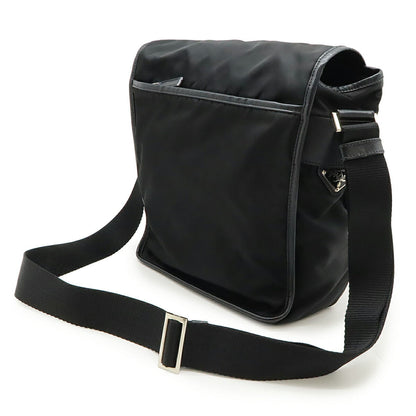 Prada Nylon Leather Messenger Bag