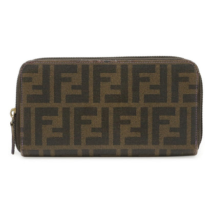 Fendi Zucca PVC Canvas Long Wallet
