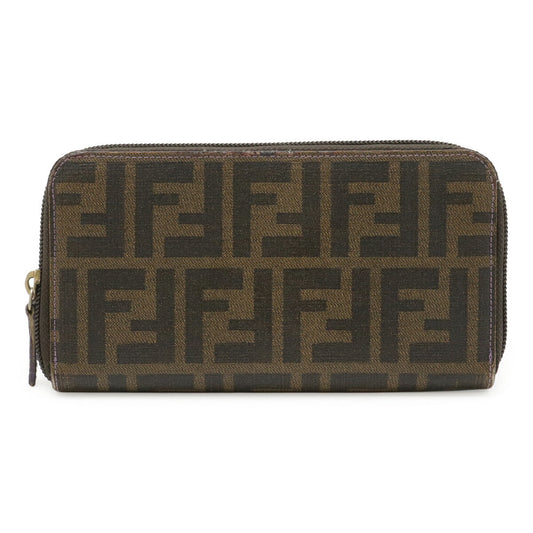 Fendi Zucca PVC Canvas Long Wallet