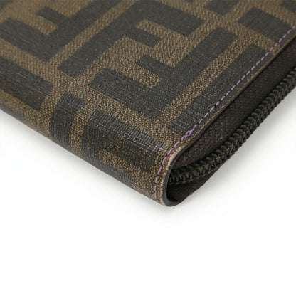 Fendi Zucca PVC Canvas Long Wallet