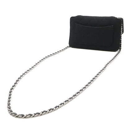 Chanel Matelassé 2way Bag Cotton Jersey Nylon Leather Tote Bag