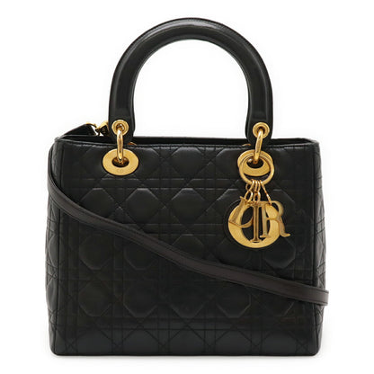 Christian Dior Lady Dior Cannage Lambskin 2way Bag