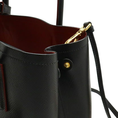Prada Double Embossed Leather 2way Handbag