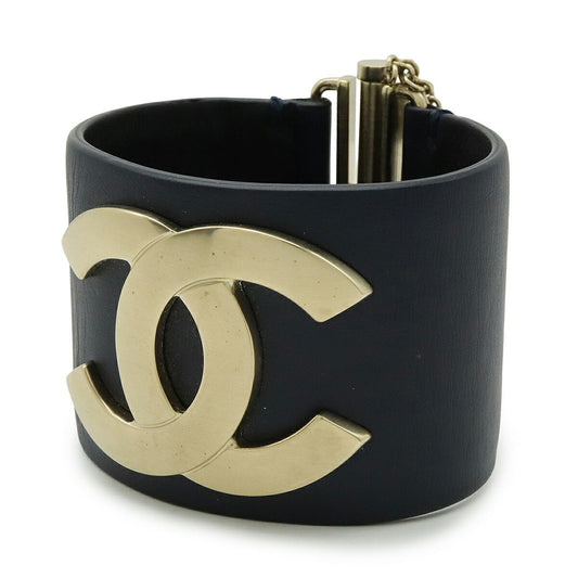 Chanel Coco Mark Wide Bangle Bracelet Accessory
