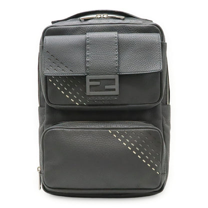 Fendi Selleria FF logo Leather Backpack