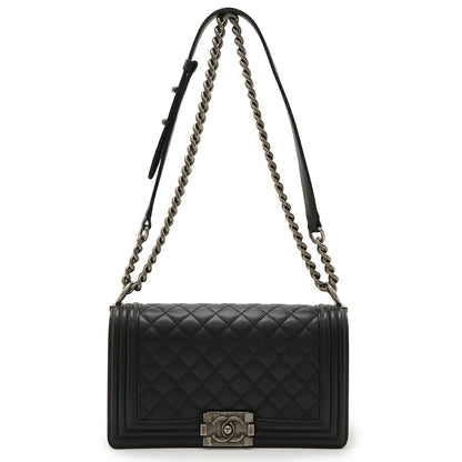 Chanel Boy Chanel Calfskin Shoulder Bag