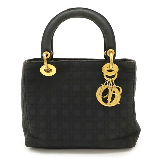 Christian Dior Lady Dior Cannage Nylon Handbag